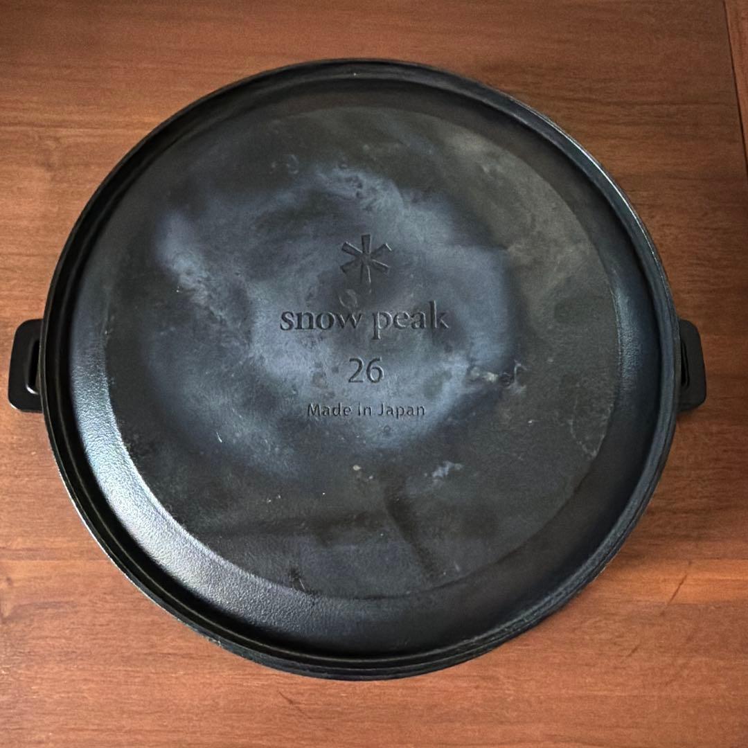 スノーピーク( peak) 和鉄ダッチオーブン　ネット、収納ケースset