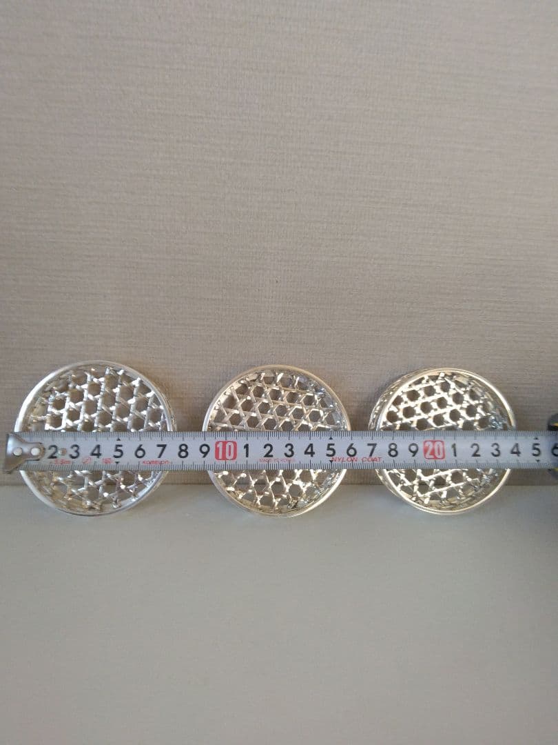 銀製　小皿　3枚