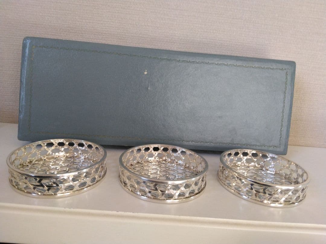 銀製　小皿　3枚