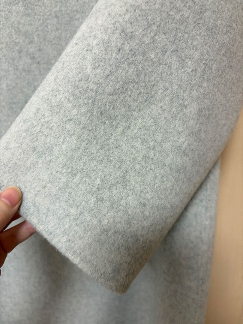 ギャルリーヴィーカシミヤダブルフェイスオーバーコート