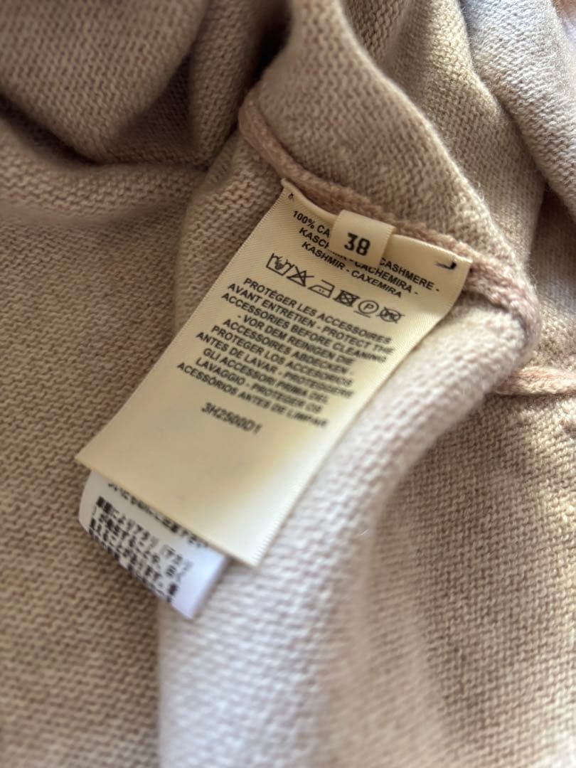 HERMES エルメス カシミアワンピース ガーメントあり
