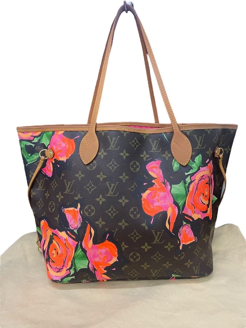 ヴィトン　モノグラム　ローズ　ネヴァーフル　M48613 トートバッグ