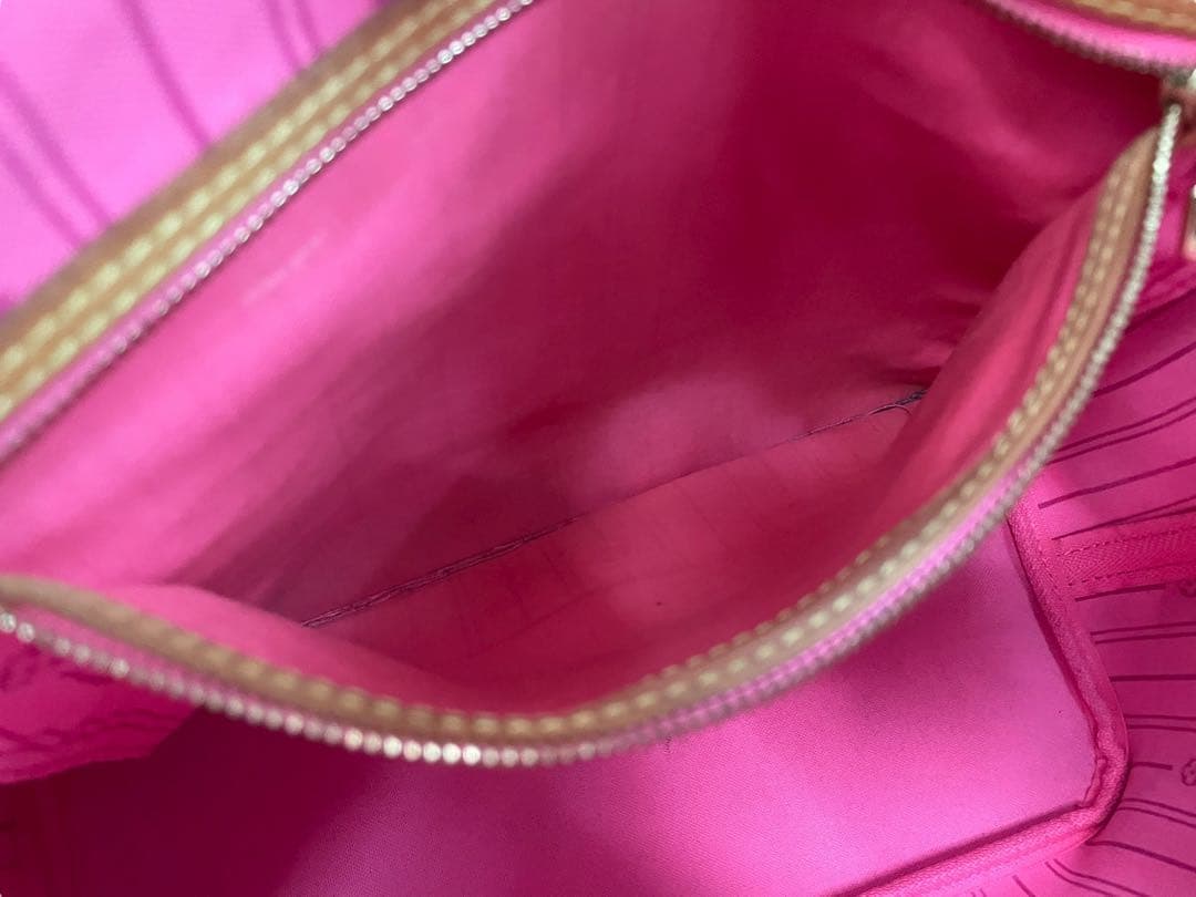 ヴィトン　モノグラム　ローズ　ネヴァーフル　M48613 トートバッグ