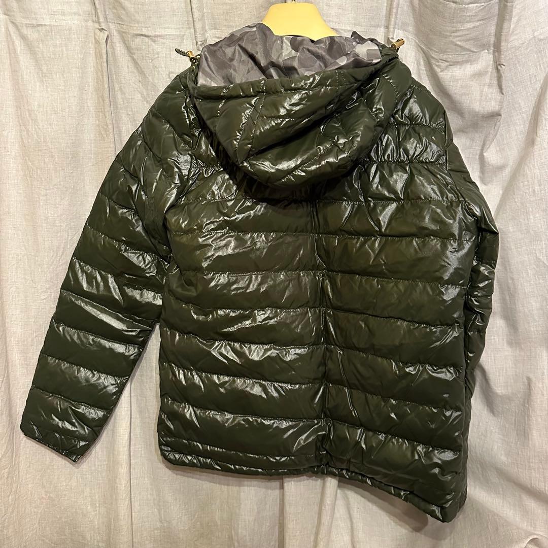 マークアンドロナ　ダウンジャケット　迷彩　グリーン　金　ダブルジップ　美品　M