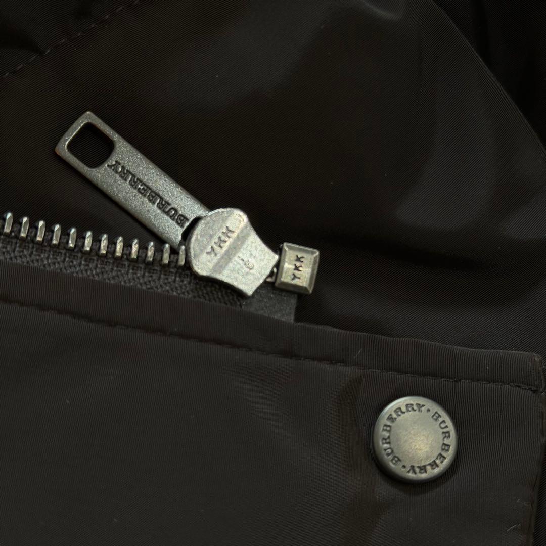 バーバリーロンドン　ダウンジャケット　ノバチェック　フード　3L　ブラウン