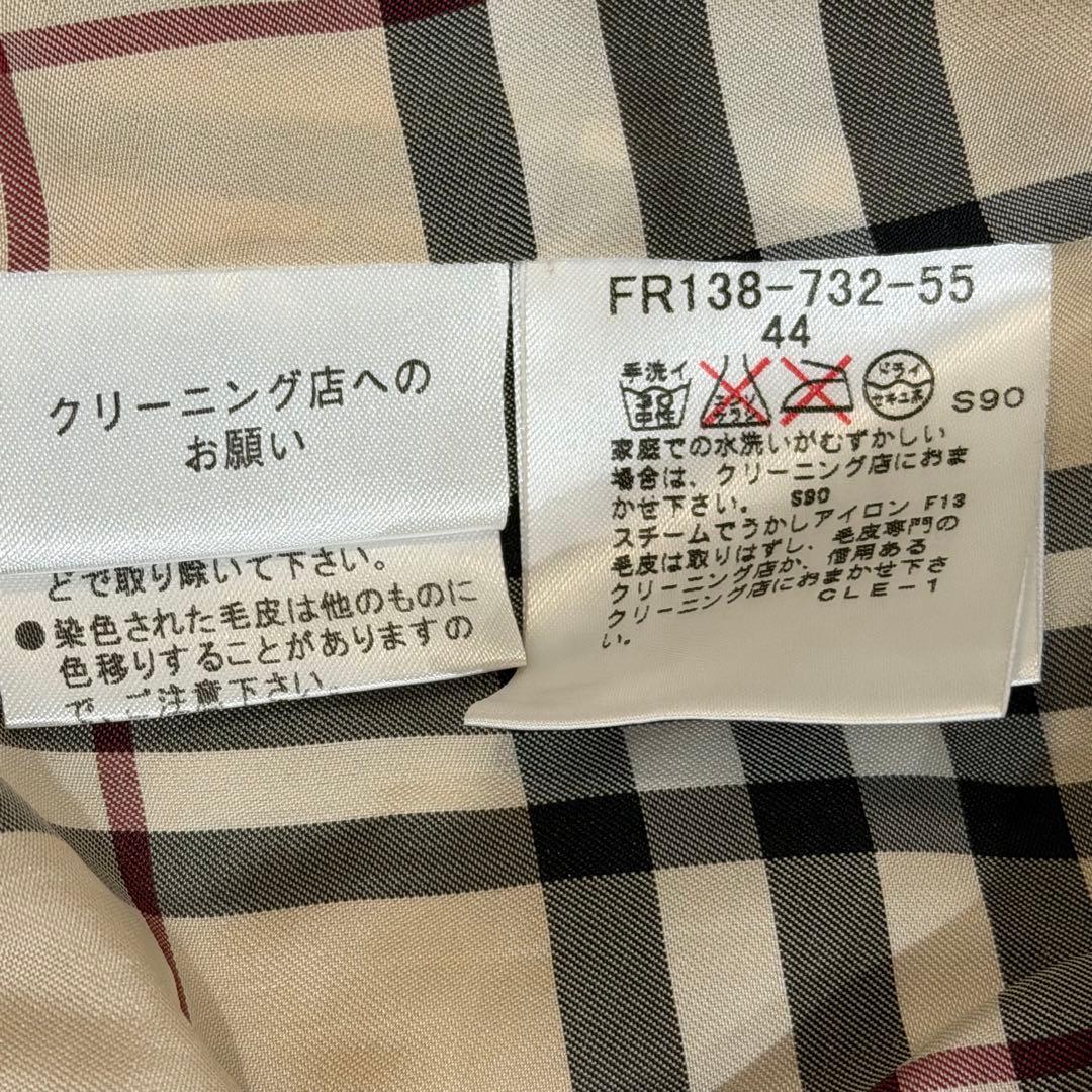 バーバリーロンドン　ダウンジャケット　ノバチェック　フード　3L　ブラウン