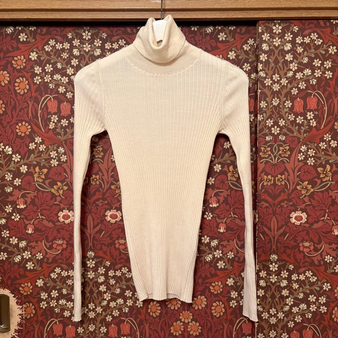 【L'Appartement】WIDE Rib Turtleneck Knit