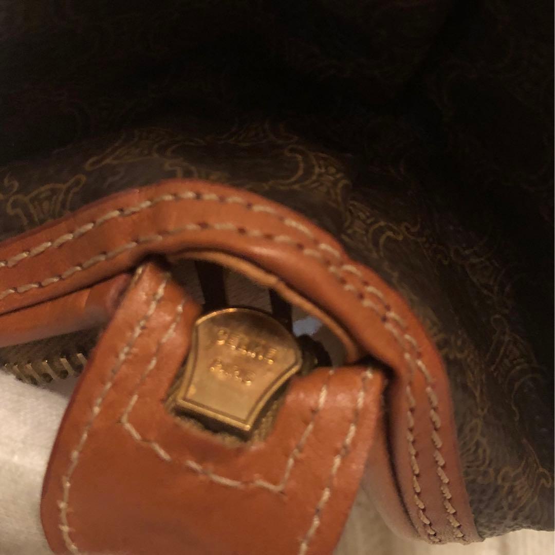 CELINE マカダム柄 化粧ポーチ 訳あり美品