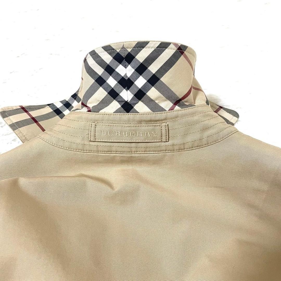 ✨極美品 バーバリー トレンチコート ノバチェック ハニーベージュ ベルト付きL