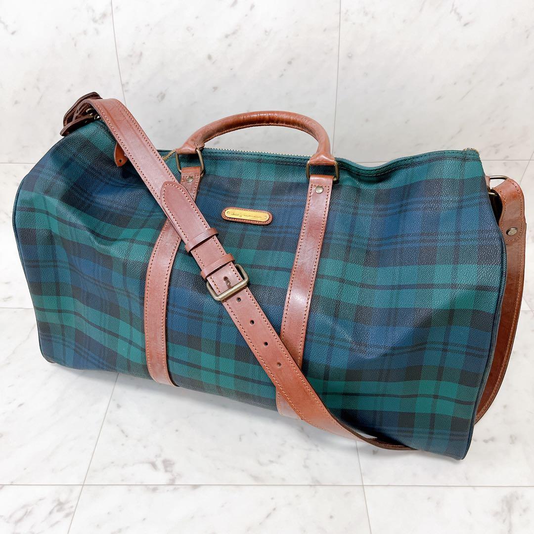 新品未使用✨ポロラルフローレン ボストンバッグ PVC レザー 2way 旅行