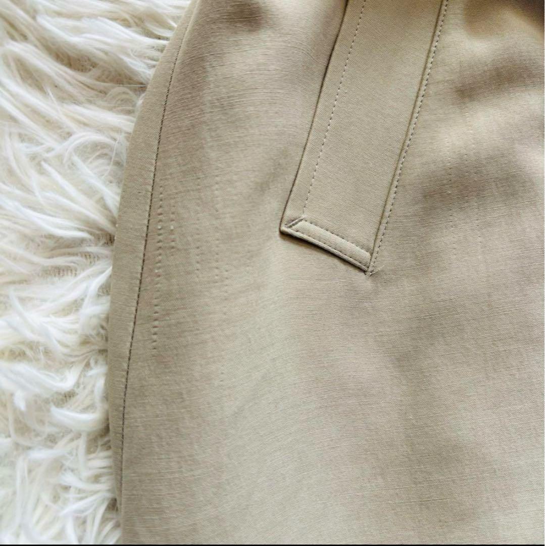 23区　23SS ライトトレンチコート　ロング丈　ボタンレス　ベルト付き　38