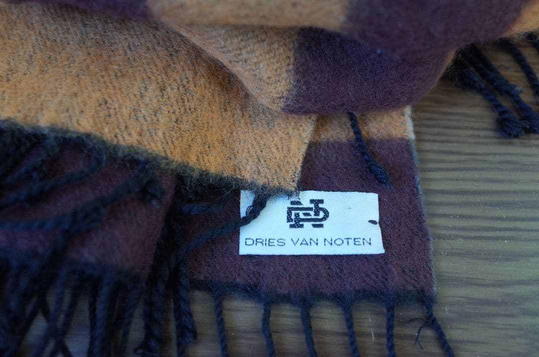 dries van noten 80s スクールマフラー