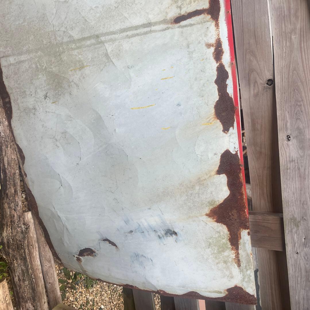 当時物 コカコーラ 大型 ブリキ看板 片面看板 Coca-Colaビンテージ昭和