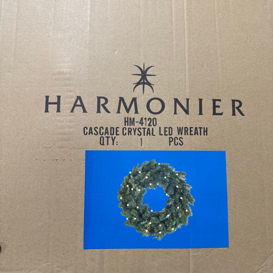 HARMONIER ハルモニア HM-4120型番　クリスマス　リース　LED