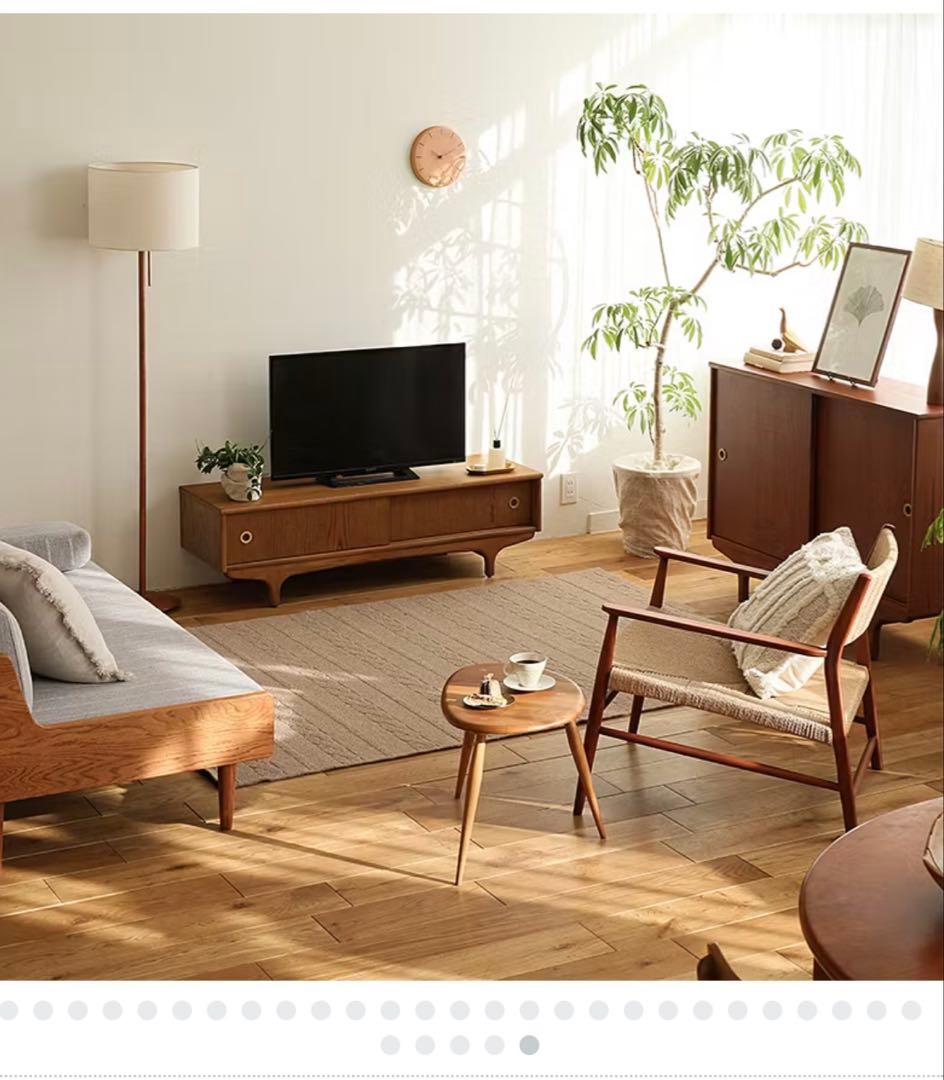 リセノインテリア　TVボード silta 180cm ブラウン　ウッド扉