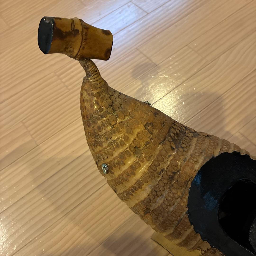 竹製舟形フラワーベース　花器　吊り舟　生け花