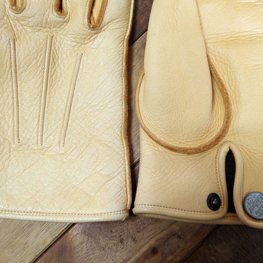 デラックスウエア製　グローブ（DLG-002）Color　キャメル Ｍサイズ