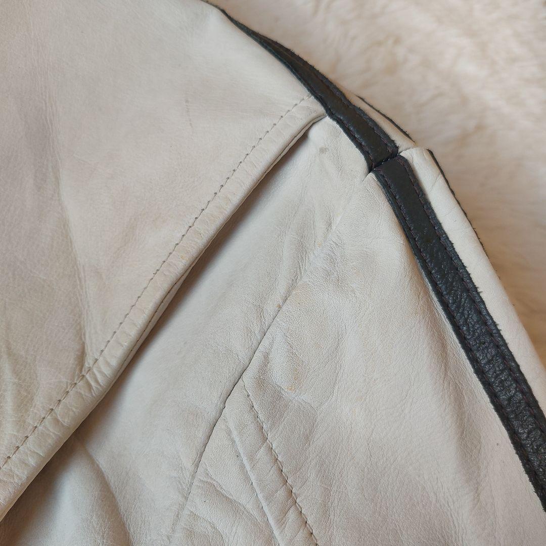 ジャケット・アウター Schott CLASSIC RACER Single Riders White