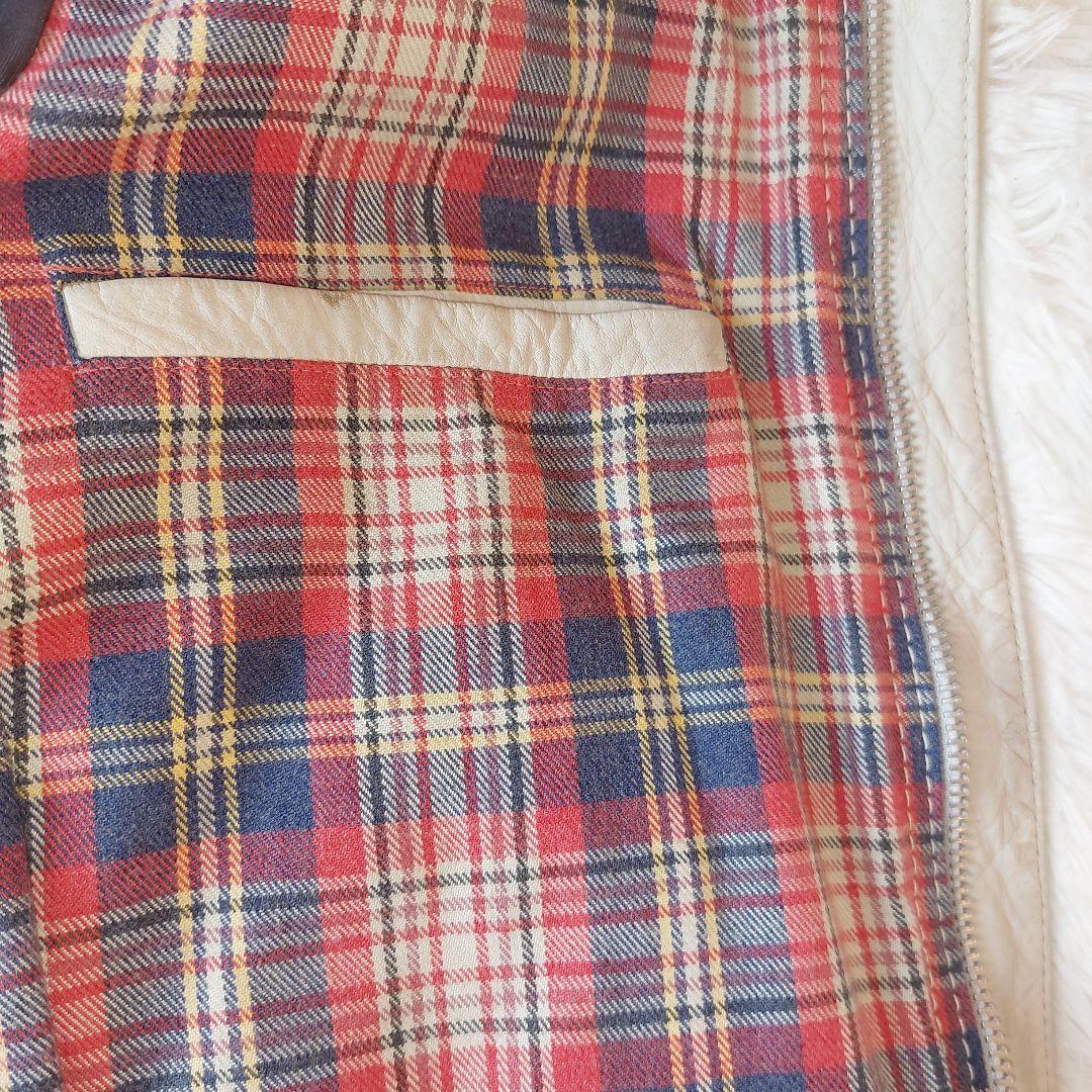 ジャケット・アウター Schott CLASSIC RACER Single Riders White