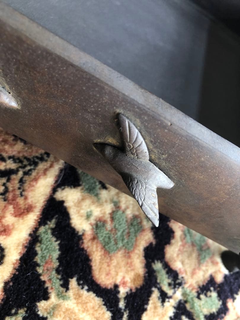 宝玉　鋳銅　花器　水盤