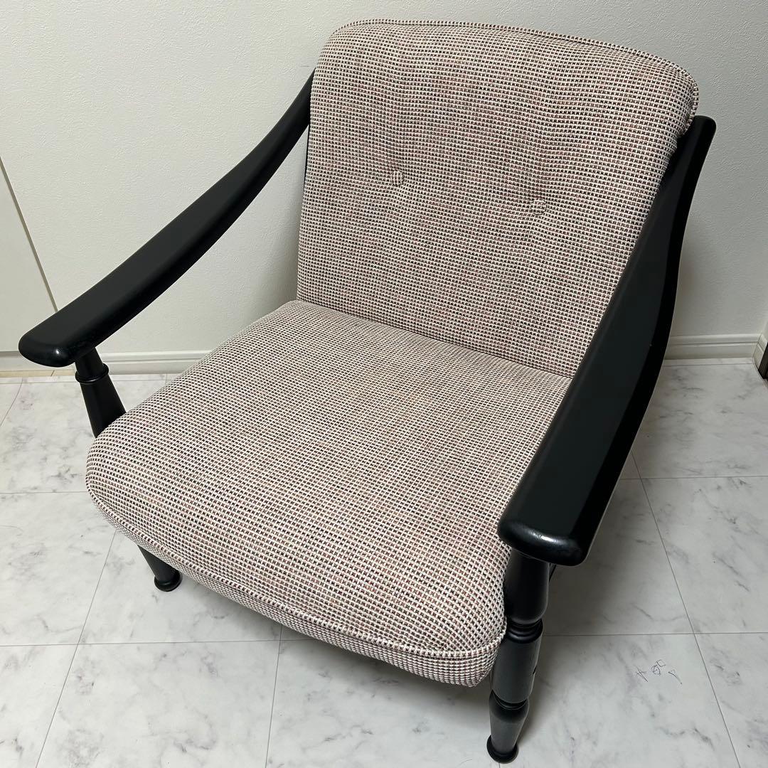 【美品】カリモク　チターノ　一人掛け　アームチェア　レトロ　ヴィンテージ