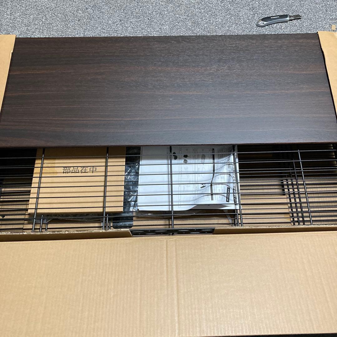 ドウシシャ ルミナス ノワール ラック 5段 幅110 奥行40 スチールラック