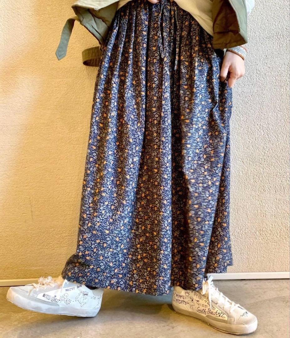 SOIL 花柄ロングスカート