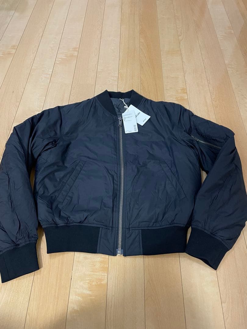 新品　MUJI Labo MA-1 ダウンブルゾン M 黒