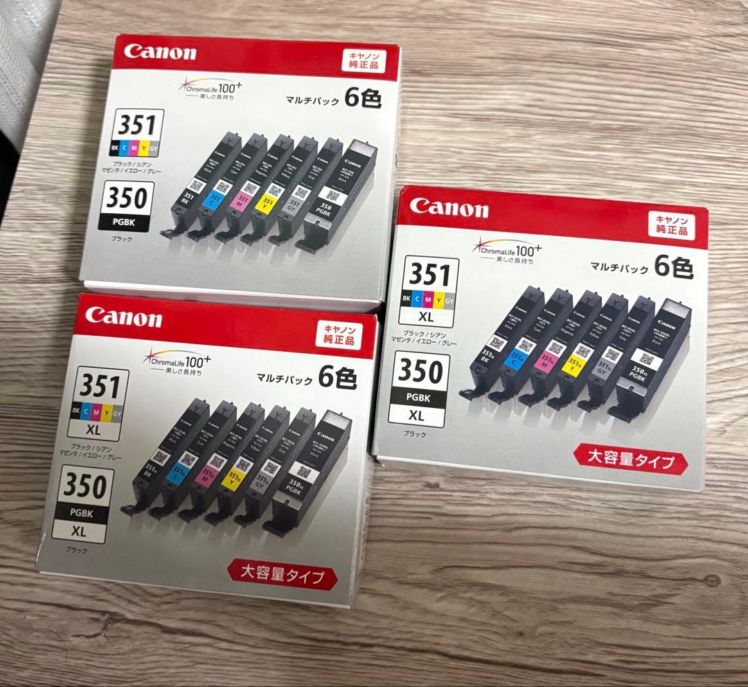 純正 BCI-350XL BCI-351XL ６色 インク 　まとめ売り