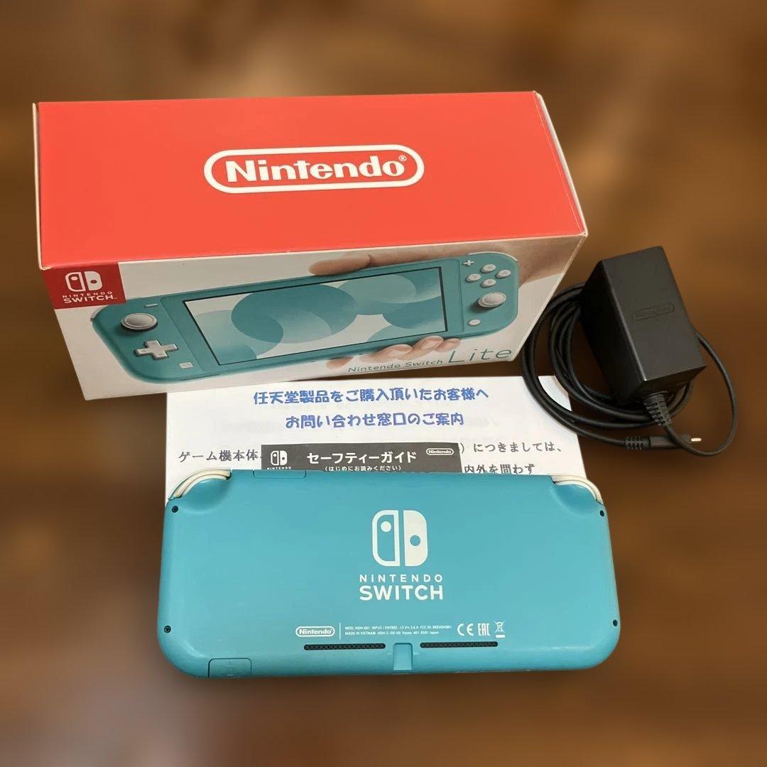 Nintendo Switch Lite ターコイズ 本体・充電器セット