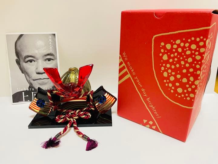 こどもの日　琉球ガラス　兜飾り　端午の節句　兜　こどもの日