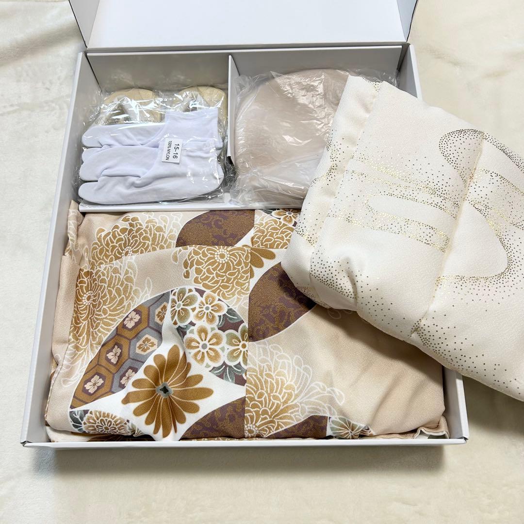 utatane ひよこ商店　七五三　3歳　男の子　クリーム金彩　エクリュ七宝