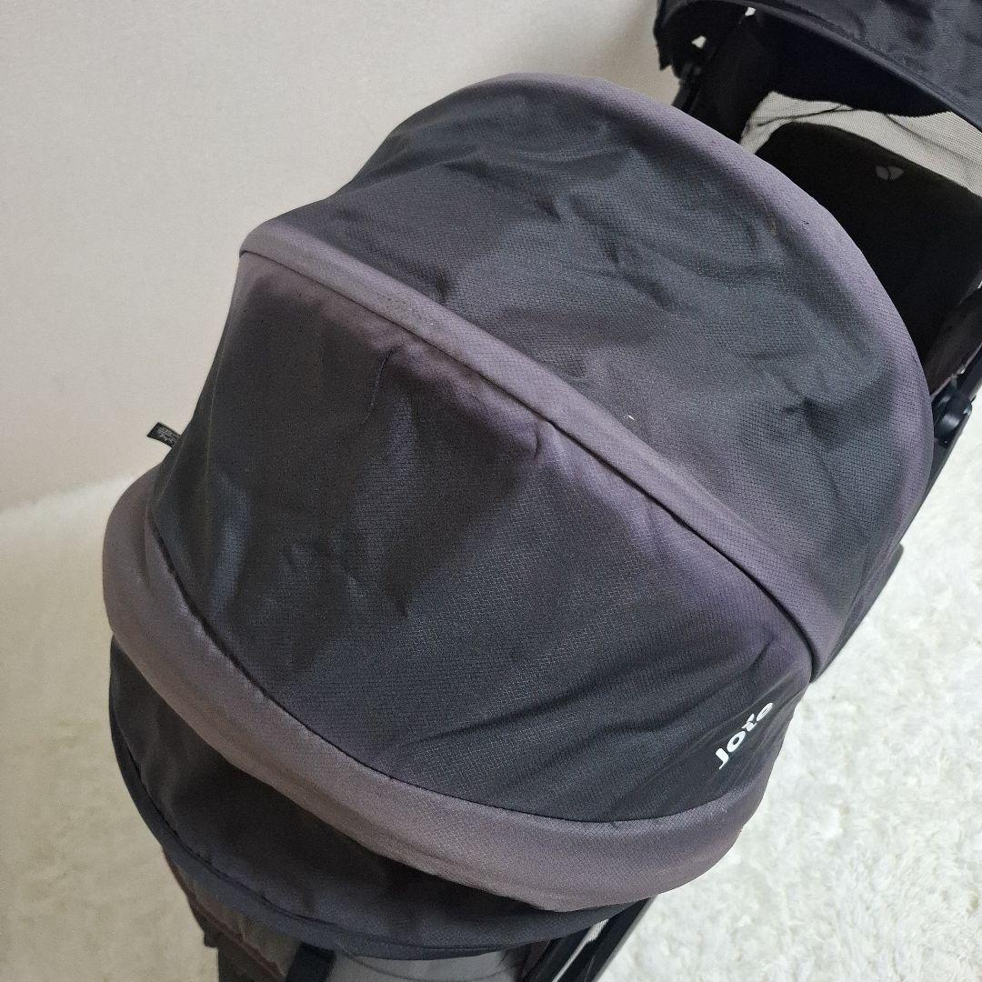 【全国一律送料無料】joie エヴァライトデュオ 二人乗りベビーカー ブラック