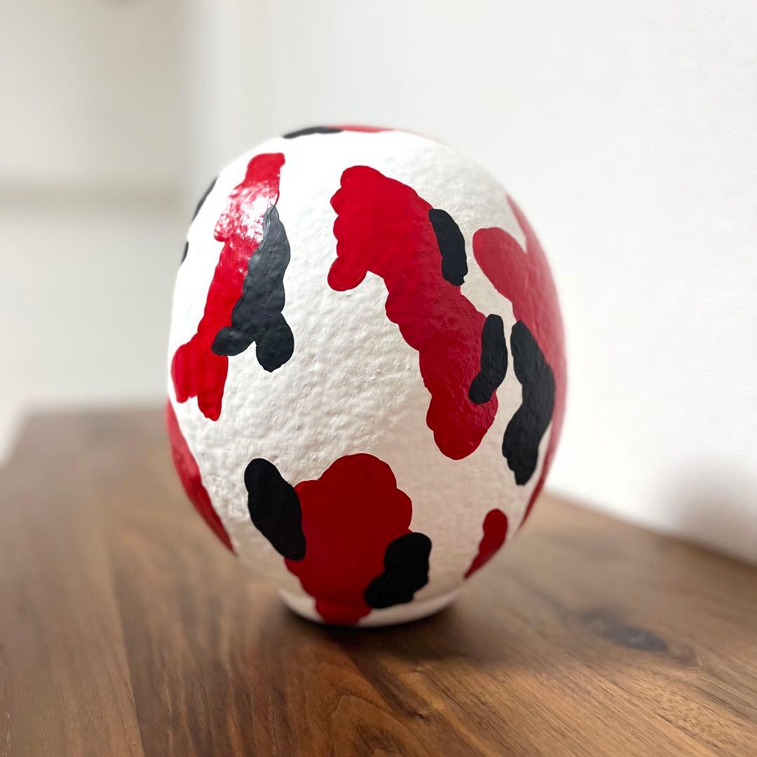 《 開運アート達磨 錦鯉 》インテリア雑貨 ダルマ daruma 縁起物