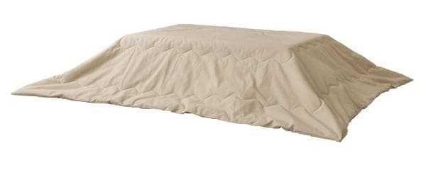 おしゃれ ふかふか かわいい 暖かい 撥水加工 長方形 こたつ布団 ベージュ