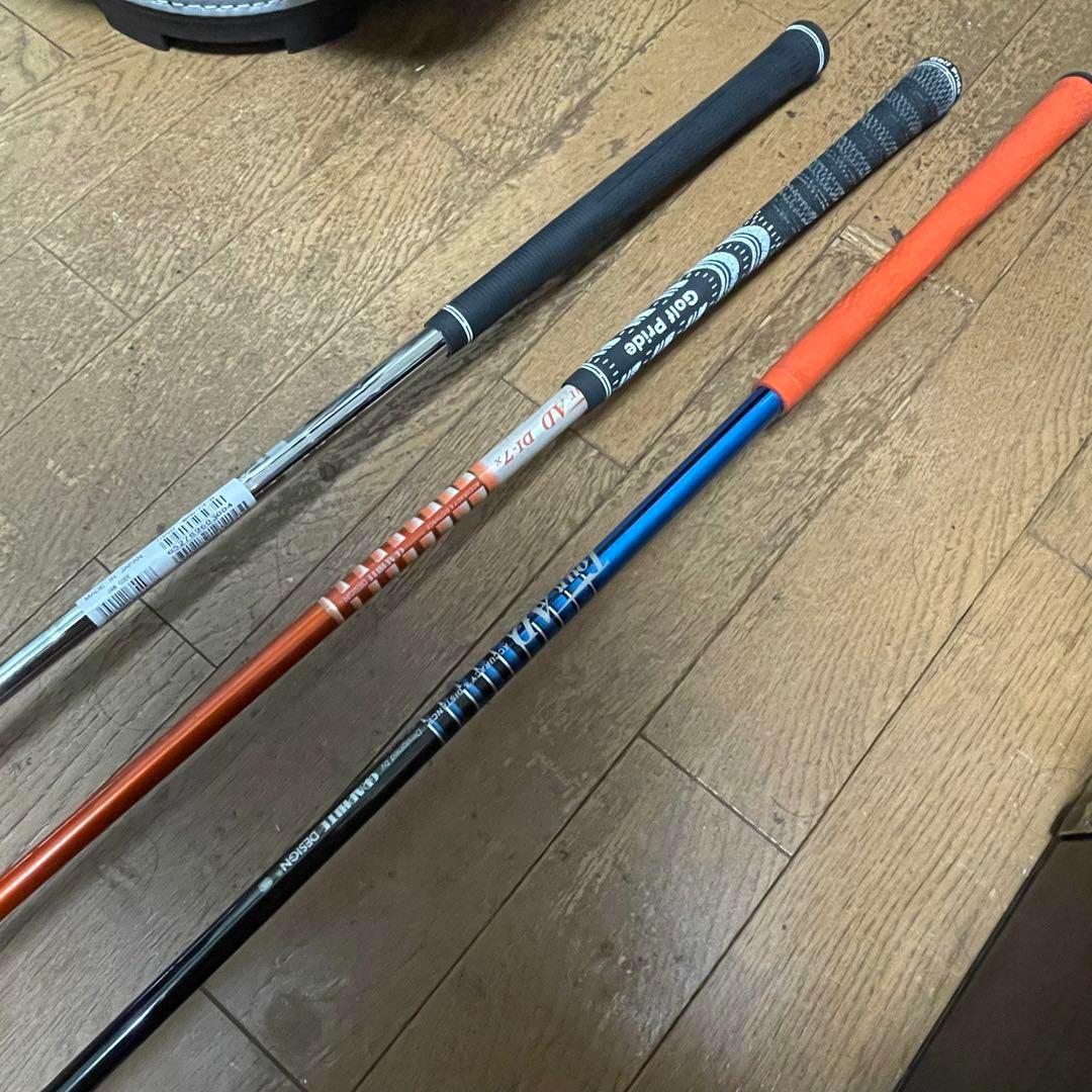 ゴルフクラブセット+リュック型キャディーバック+その他ゴルフ用品