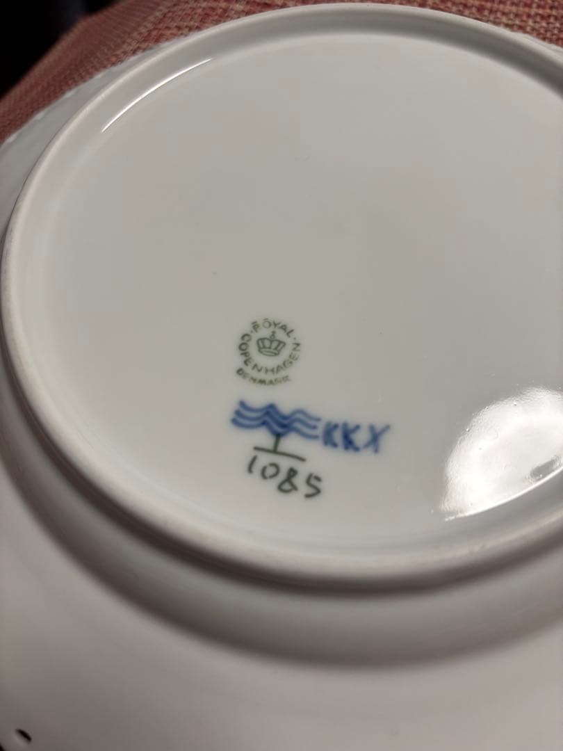 ロイヤルコペンハーゲン ブルーフルーテッド　フルレース 中皿 23cm 1級品