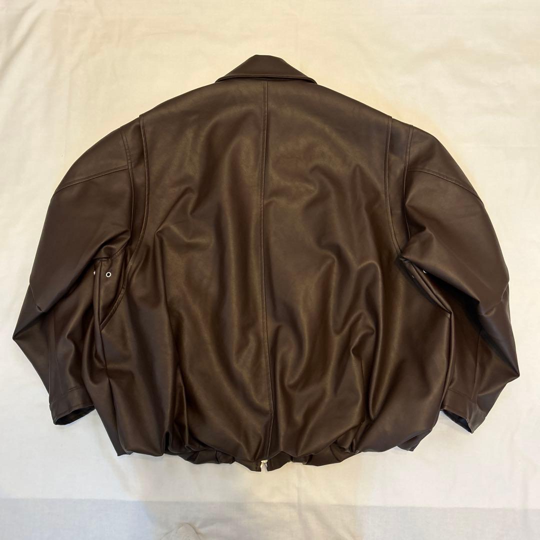 CLANE クラネ フェイクレザーバルーンジャケット新品