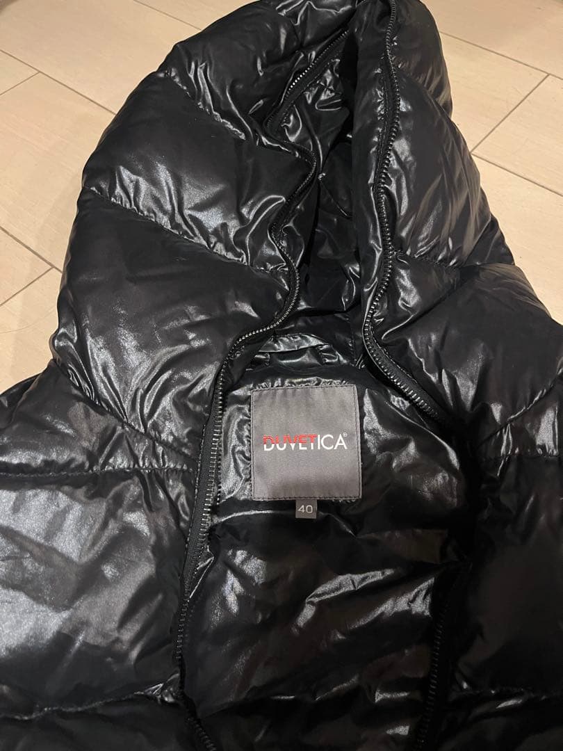 お値下げ☆美品　DUVETICA フードダウンベスト デュベティカ　黒