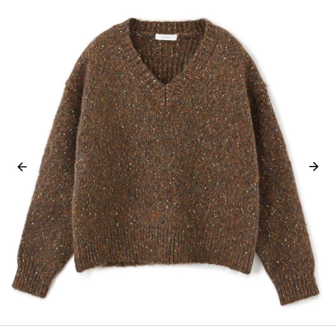 STRATA ヴィンテージライクミックスヤーンニット