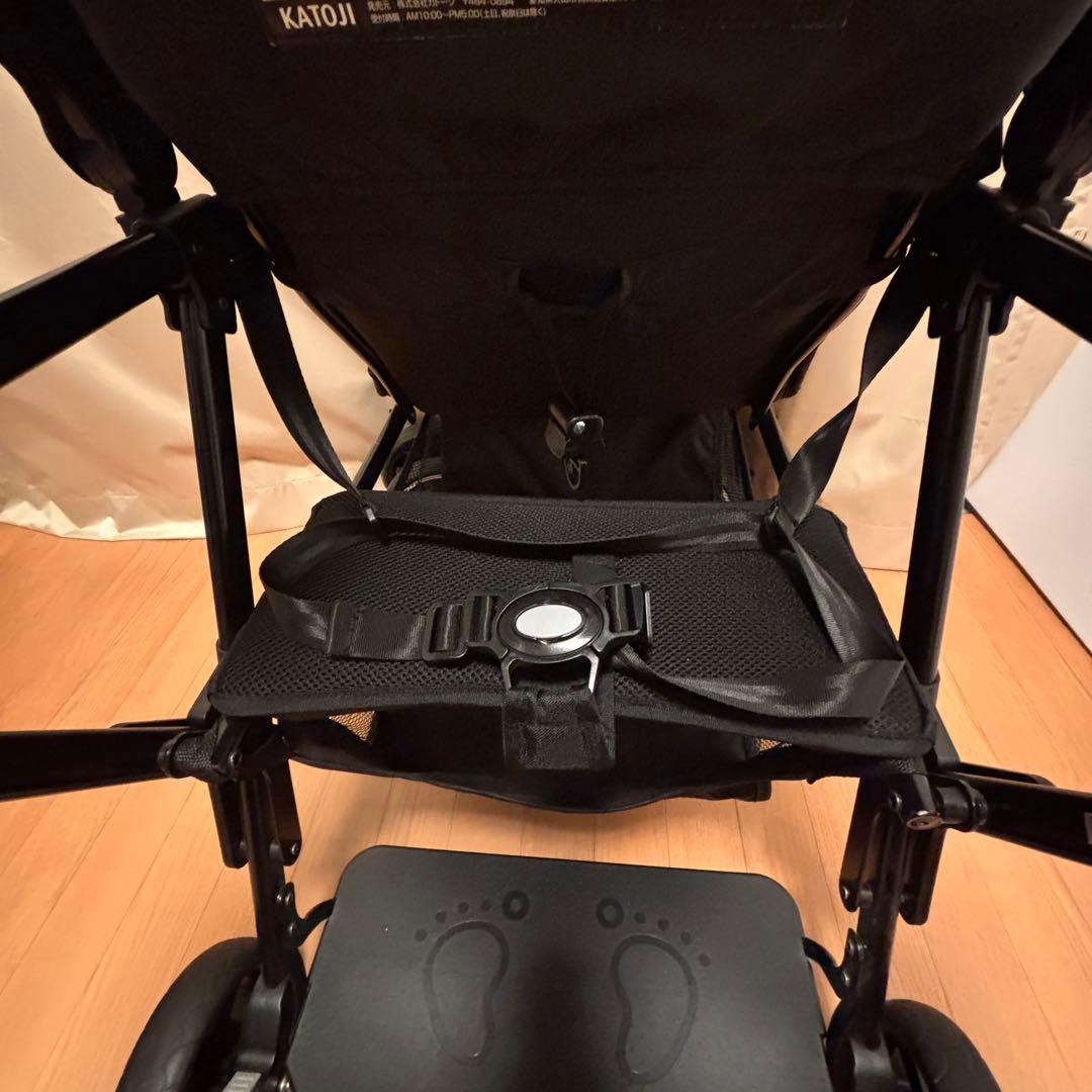 【美品】カトージ 二人でゴー 直営店モデル ブラック 二人乗りベビーカー