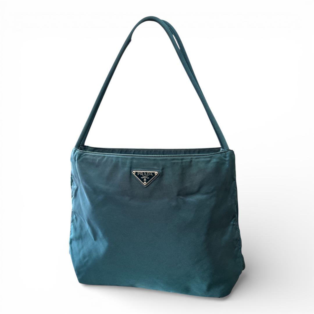 PRADA　プラダ　テスート　トートバッグ　ハンドバッグ　三角ロゴ　白タグ