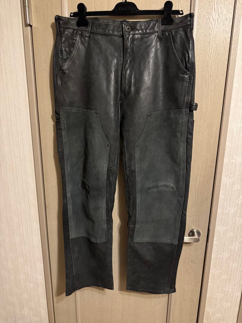 レショップ×ブルーナボイン×TCWNN レザーパンツ XL 美品