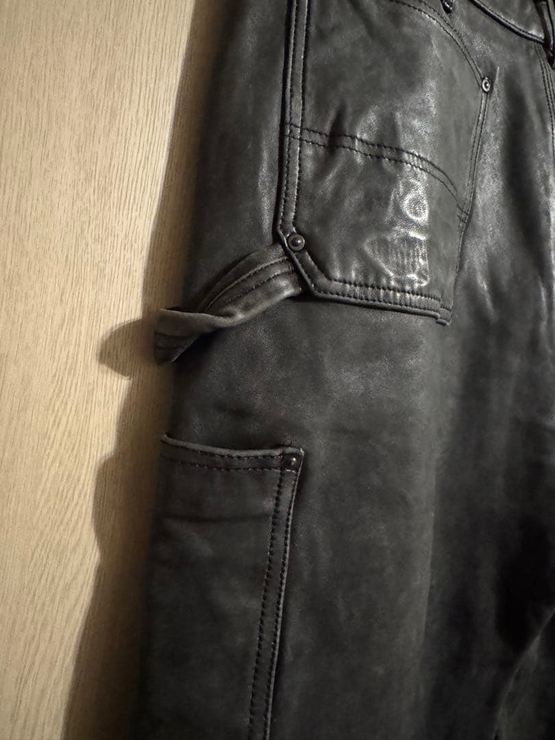 レショップ×ブルーナボイン×TCWNN レザーパンツ XL 美品