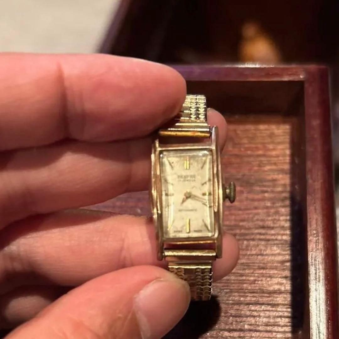 ジャンク時計 BENFRE金時計 K14刻印有