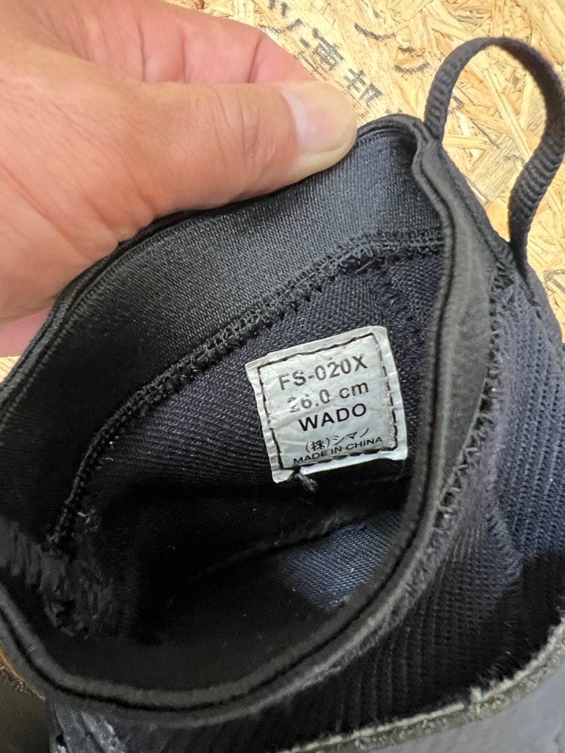 ピ*氏様 シマノFS-021X ロックシューズ ラバーピンフェルト　26cm