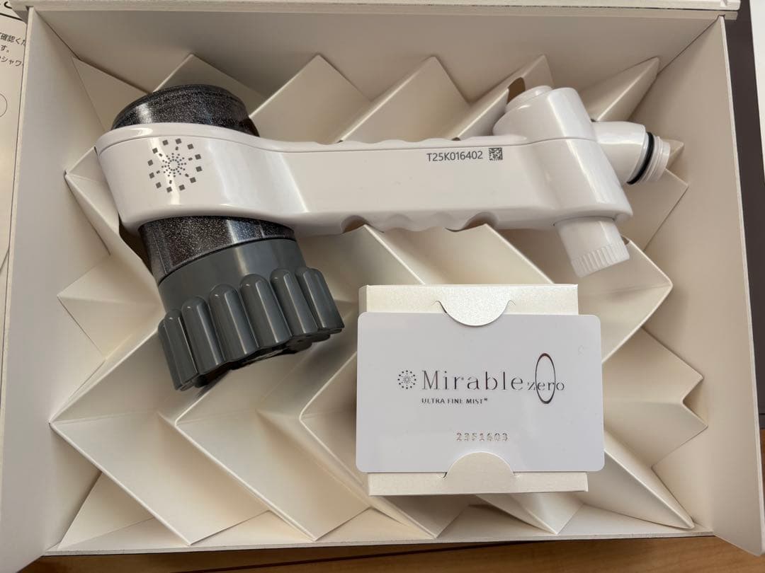 ※peach※ Mirable zero シャワーヘッド