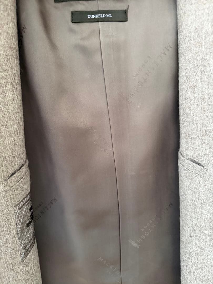 マッキントッシュロンドン　ステンカラーコート　ダンケルト　　ライトブラウン　40