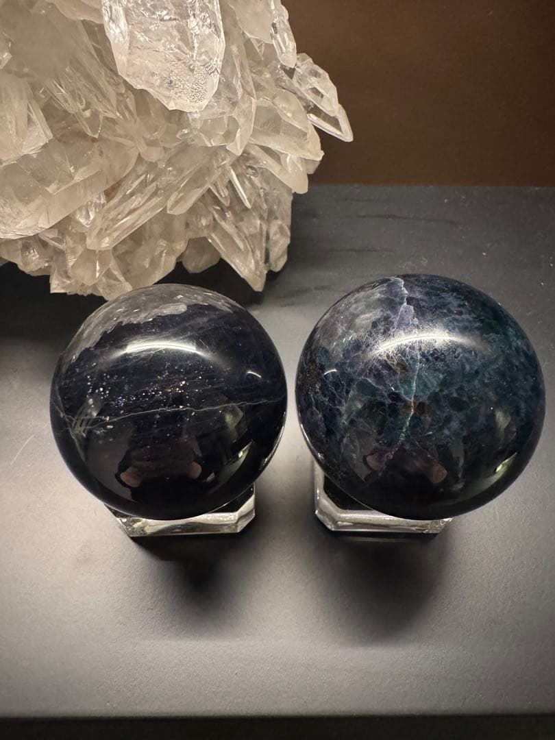ブラジル産 アイオライト スフィア 高品質 ◎星空の煌めき⭐︎