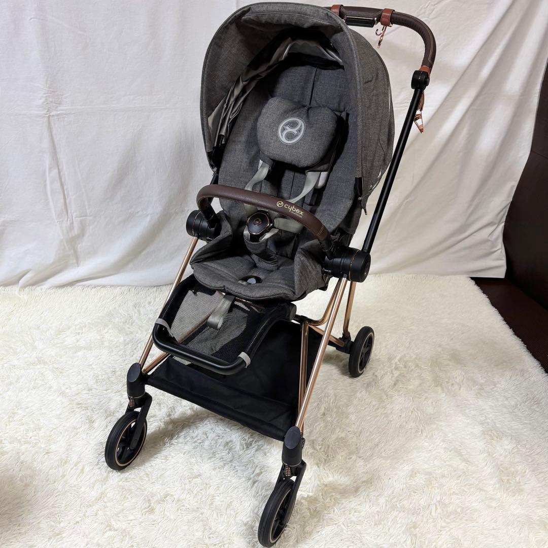極美品　Cybex Mios JP3 ローズゴールド 上位モデル ベビーカー